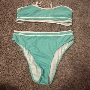 cute blue baiting suit